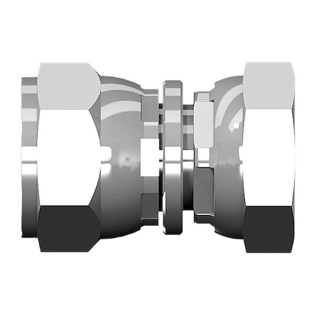 Female JIC Swivel To Female British Standard Pipe Parallel Straight Adapter